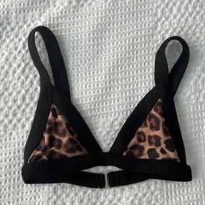 Cheetah bikini top